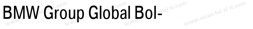 BMW Group Global Bol字体转换
